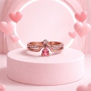 NEW WITH TAGS  Two ring set  Bomb Party Rings Unspoken Dreams RBP6566